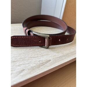 Brown Leather Belt - XL - 42" Length